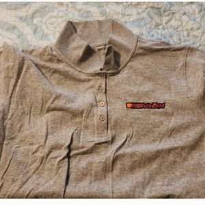 AutoZone Gray Polo Shirt -Womens